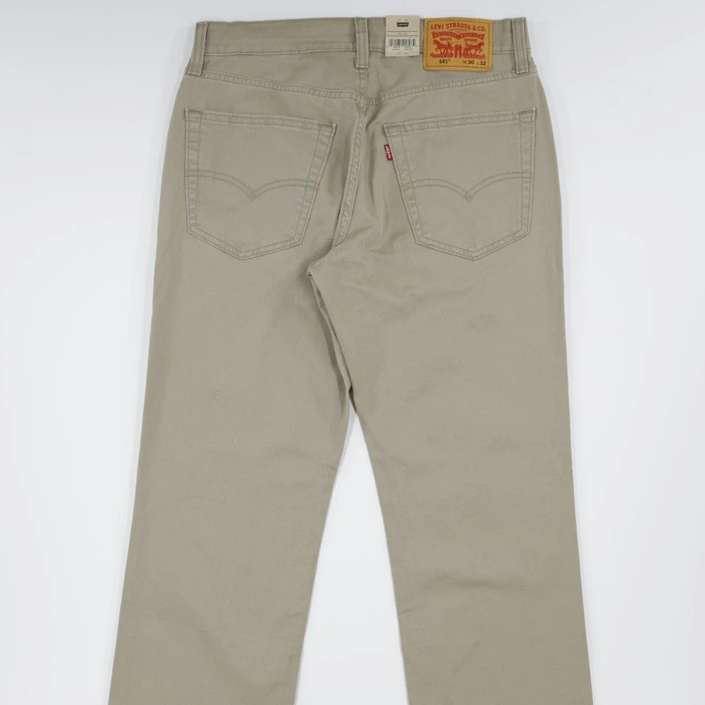 Levi's 541 Men's Athletic Tapered‎ Jeans Stretch Lightweight Denim Beige W30 L32
